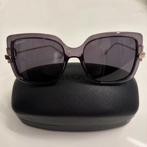 Salvatore Ferragamo Square Grey Sunglasses